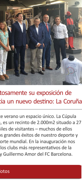 El Museo del Deporte cierra exitosamente su exposición de Barcelona y emprende viaje hacia un nuevo destino: La Coruña 