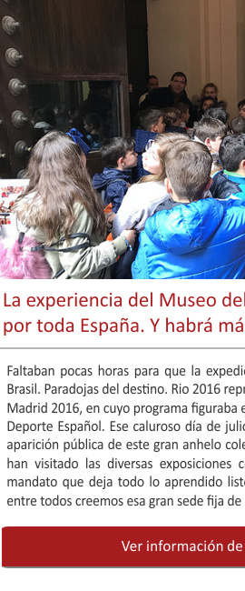 La experiencia del Museo del Deporte: 15 exposiciones por toda España