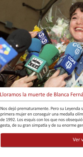 Muere Blanca Fernández Ochoa. Inolvidable deportista