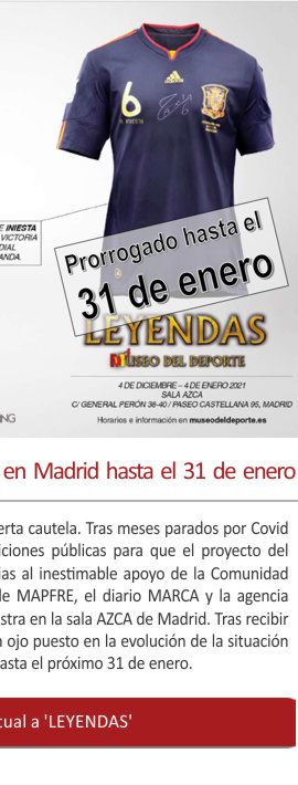 LEYENDAS prorroga su estancia en Madrid hasta el 31 de enero