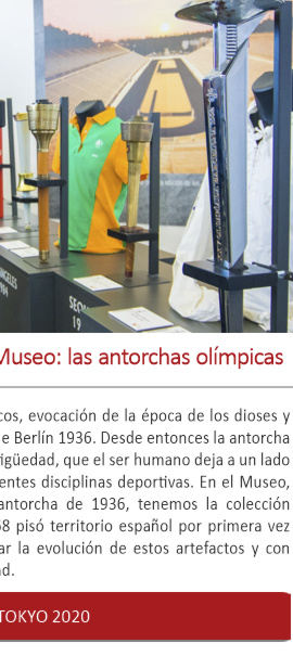 El área más sorprendente del Museo: las antorchas olímpicas