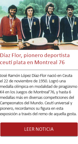 Díaz Flor, pionero deportista ceutí plata en Montreal 76