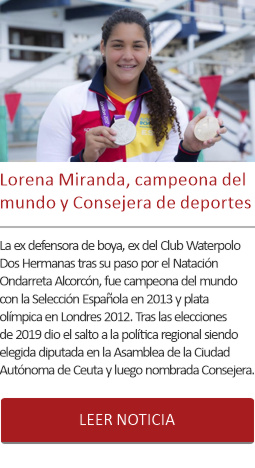Lorena Miranda, campeona del mundo y Consejera de deportes