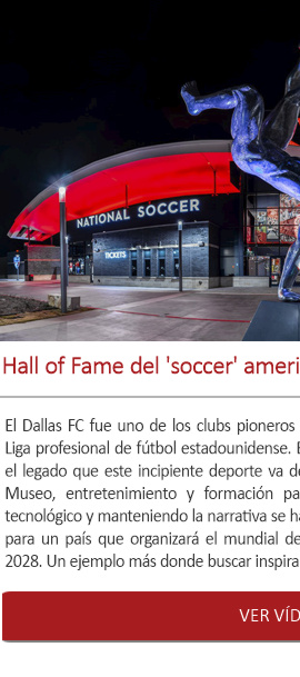 Hall of Fame del 'soccer' americano. El gran Museo del fútbol