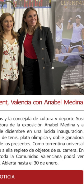 Inaugurada la exposición en Torrent, Valencia con Anabel Medina