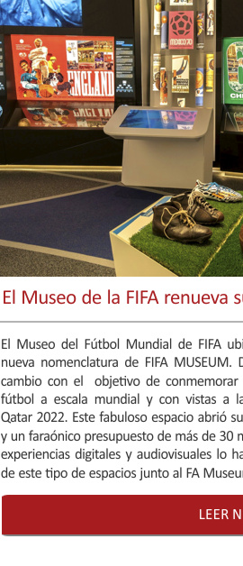 El Museo de la FIFA renueva su nombre y su imagen pública
