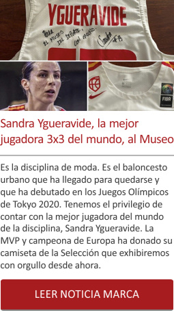 Sandra Ygueravide, la mejor jugadora 3x3 del mundo, al Museo