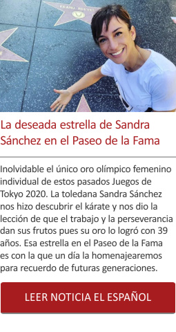La deseada estrella de Sandra Sánchez en el Paseo de la Fama