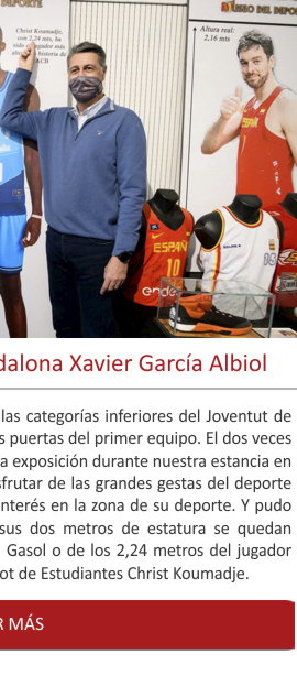 La visita de Xavier García Albiol, ex alcalde de Badalona, a nuestra exposición