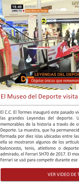 El Museo del Deporte visita Salamanca por primera vez