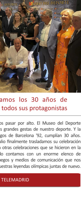 La gala con la que celebramos los 30 aÃ±os de Barcelona 92 en Madrid