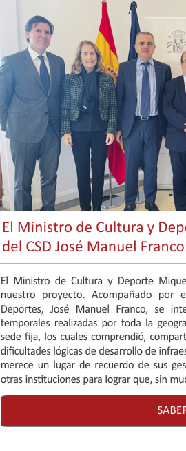 El Ministro Iceta y el Presidente del CSD J.M. Franco reciben al Consejo Asesor