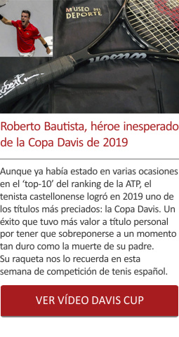 Roberto Bautista, el hÃ©roe inesperado de la Copa Davis de 2019