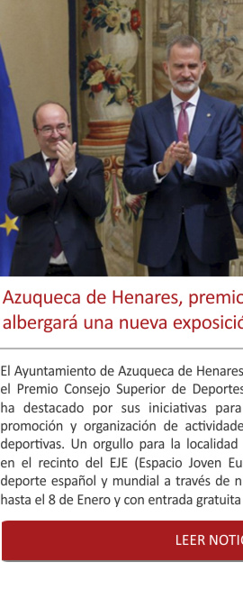 El Museo visitarÃ¡ Azuqueca de Henares, Premio Nacional del Deporte por promocionar su prÃ¡ctica