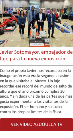 Javier Sotomayor, embajador de lujo para la nueva exposici贸n