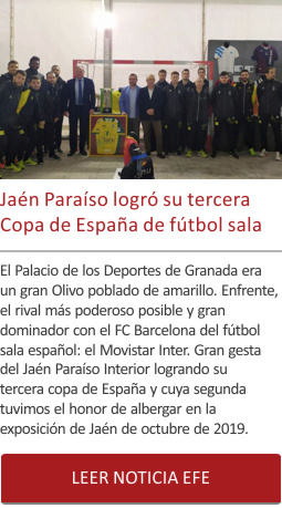 Jaén Paraíso logró su tercera Copa de España de fútbol sala