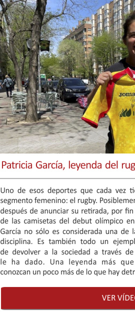 Patricia García, la leyenda del rugby español entra en el Museo del Deporte