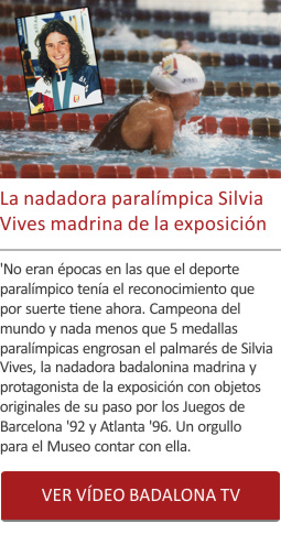 La nadadora paralímpica Silvia Vives madrina de la exposición