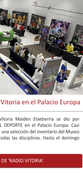 Inaugurada la exposición de Vitoria en el Palacio Europa