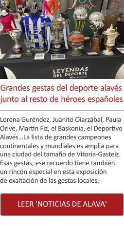 Las grandes gestas del deporte alavés junto al resto de héroes españoles