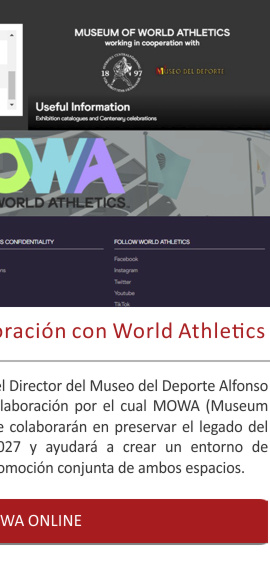 Firmado acuerdo de colaboración con World Athletics