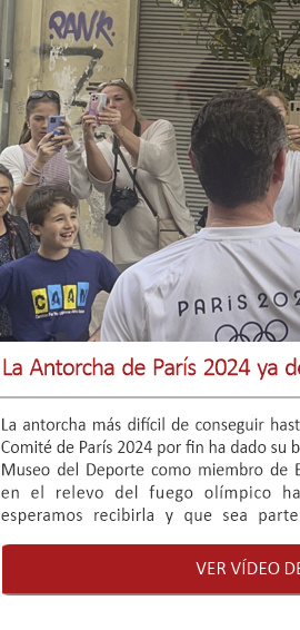 La Antorcha de París 2024 ya de camino al Museo del Deporte