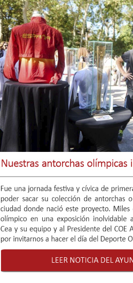 Nuestras antorchas olímpicas iluminaron el Retiro de Madrid