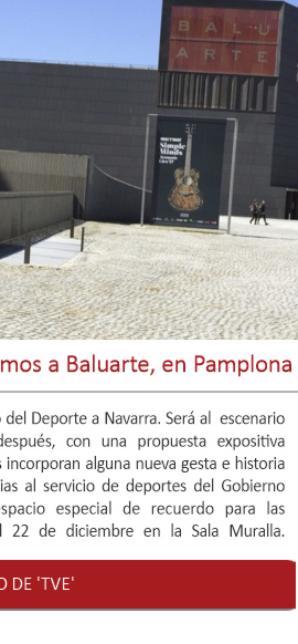 Ocho años después regresaremos a Baluarte, en Pamplona