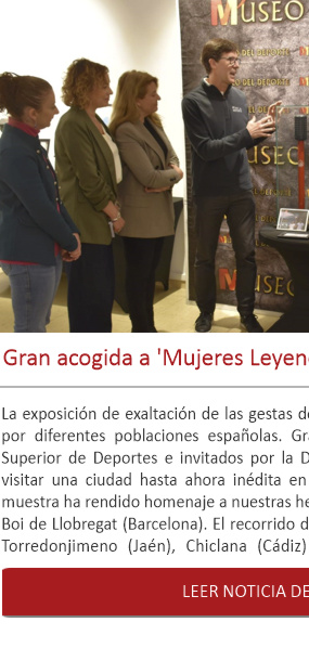 Gran acogida a 'Mujeres Leyendas del Deporte' en Cuenca