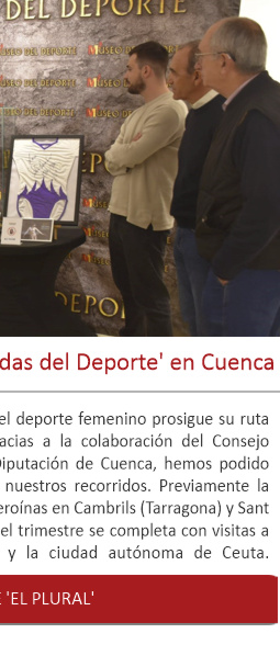 Gran acogida a 'Mujeres Leyendas del Deporte' en Cuenca