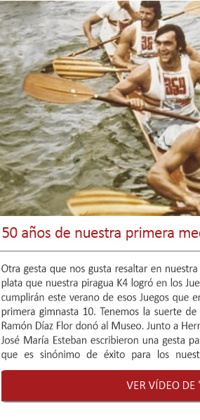 Y 50 años de la primera medalla olímpica del piragüismo