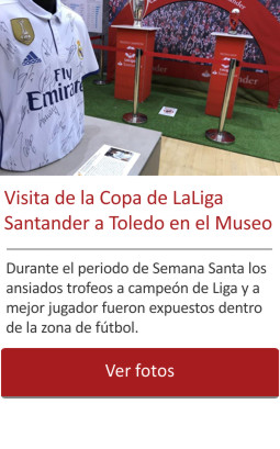 Visita de la Copa de LaLiga Santander