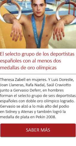 El selecto grupo de los deportistas españoles con al menos dos oros olímpicos y tres medallas