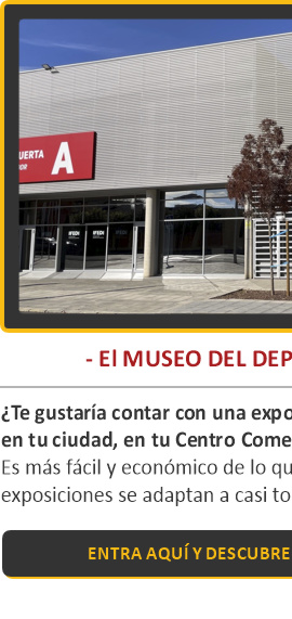 ¿Te gustaría contar con una exposición del Museo del Deporte en tu ciudad?