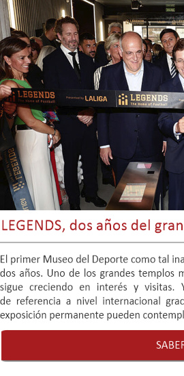 LEGENDS, dos años del gran Museo del fútbol mundial