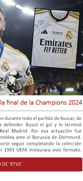 La camiseta del gran MVP de la final de la Champions 2024