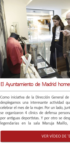 El Ayto. de Madrid homenajeó a las Leyendas del Deporte