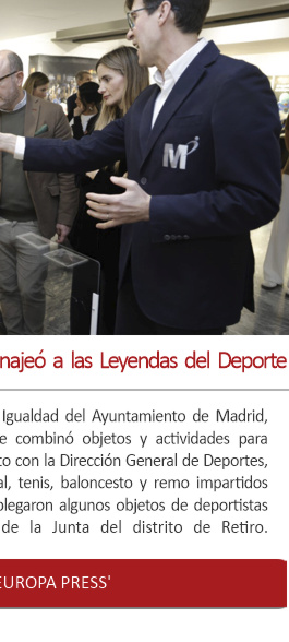 El Ayto. de Madrid homenajeó a las Leyendas del Deporte